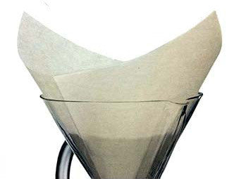 Chemex Filters - White Pre-Folded Squares - 100 ct - FS-100