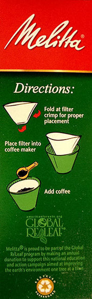 Melitta Cone Coffee Filters - 100 ct - #2 White