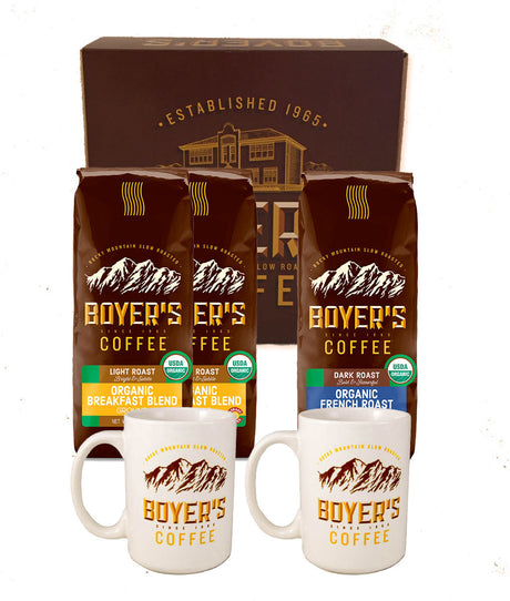 Boyer's Organic Coffee Kit Gift Box